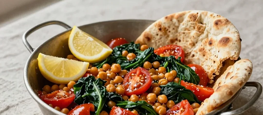 A Chickpea Skillet With Market-Day Brightness